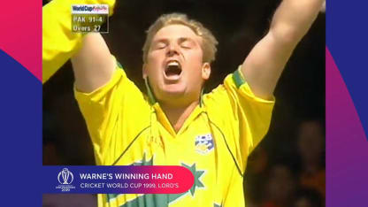 CWC Greatest Moments: Warne's winning hand in 1999 final