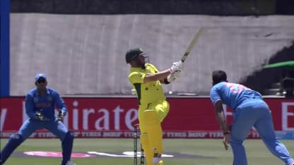 AUS vs IND – Stuart Binny quick delivery to Aaron Finch