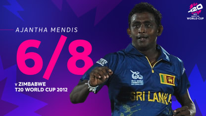 Ajantha Mendis collects best figures in tournament history | T20 World Cup