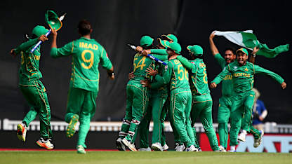 Pakistan celebrating
