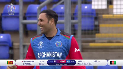 CWC19: AFG v SL - Nabi's magic over