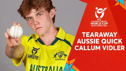 Introducing tearaway quick Callum Vidler | U19 CWC 2024
