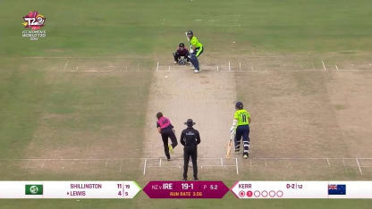 NZ v IRE: Ireland innings highlights