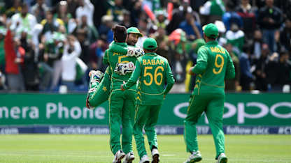 Pakistan team celebrating
