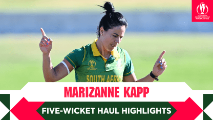 Highlights: Marizanne Kapp does the damage with five wickets