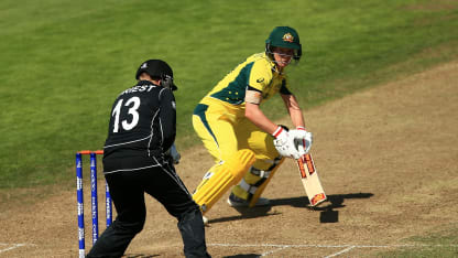 WICKET: Meg Lanning is caught behind for 48