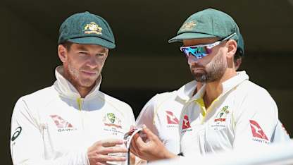 Tim Paine and Nathan Lyon