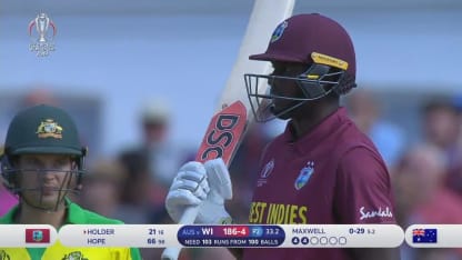 CWC19: AUS v WI - Highlights of Jason Holder's 51