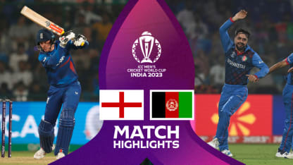 Afghanistan stun England in major upset | Match Highlights | CWC23