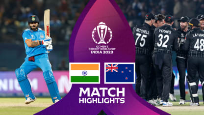 India overcome New Zealand fight in Dharamsala | Match Highlights | CWC23