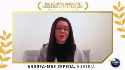 ICC Women's Associate Player of the Year 2021: Andrea-Mae Zepeda