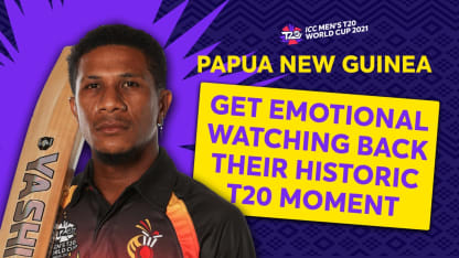 PNG squad's emotions looking back on qualification | T20 World Cup