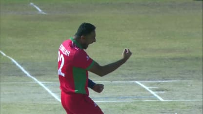 Craig Ervine - Wicket - Zimbabwe vs Oman