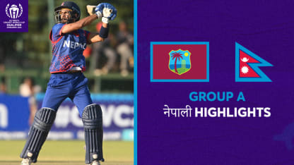 Spirited Nepal fall short against West Indies - Nepali Highlights | CWC23 Qualifier