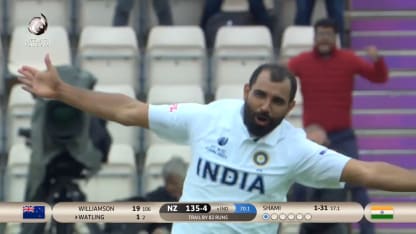 Shami beauty rattles Watling | WTC21 Final | Ind v NZ