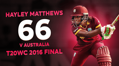 Hayley Matthews blitzkrieg downs Australia in the Final | T20WC 2016