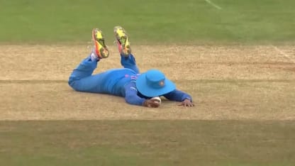 WICKET: An excellent catch by Deepti Sharma ends Sophie Devine's stay in the middle