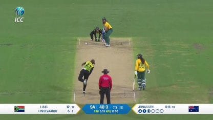 WT20WC: SA v Aus SF2 – Wolvaardt hits big