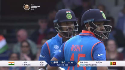 PARTNERSHIP: 50-run partnership between Rohit and Dhawan