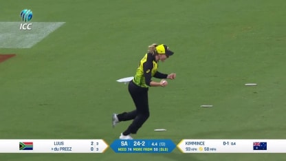 WT20WC: Nissan POTD – Lanning's stunning grab