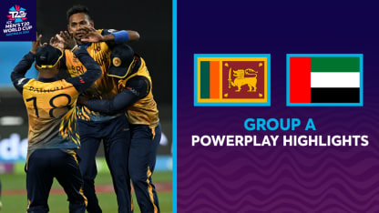 Powerplay Highlights | Sri Lanka v UAE | T20WC 2022