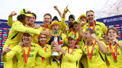 Australia lift the U19 CWC 2024 trophy