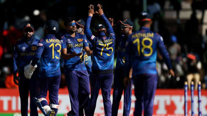 Winning moment: Tournament champions Sri Lanka seal emphatic victory | CWC23 Qualifier