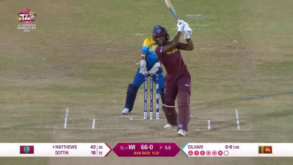 WI v SL: West Indies innings highlights