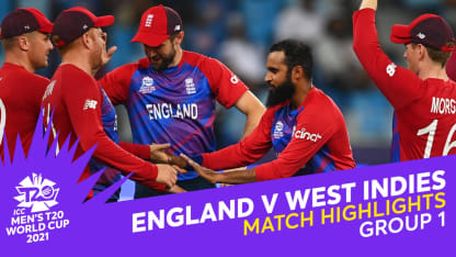 Match Highlights: England v West Indies