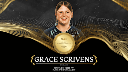 Grace Scrivens - ICC POTM Jan 2023