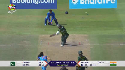 Six - Ayesha Naseem | IND v PAK | Women's T20WC 2023