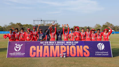 Oman win ICC U19 Men’s Cricket World Cup Asia Division 2 Qualifier Final as Nitish Nadendla wins Player of the Tournament