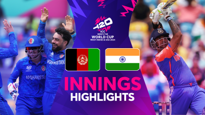 SKY boosts India as Khan and Farooqi restrict total | Innings Highlights | AFG v IND | T20WC 2024