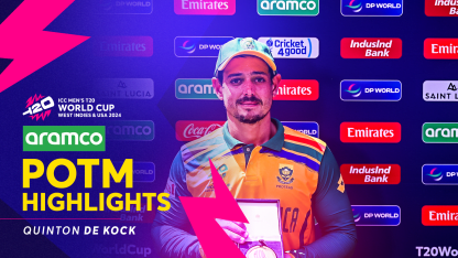 Quinton de Kock's big game | POTM Highlights | ENG v SA | T20WC 2024