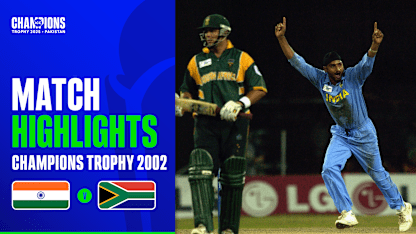 India v South Africa | Match Highlights | 2002 Champions Trophy