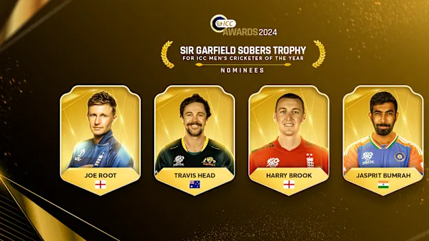 ICC Awards 2024 - Sir Garfield Sobers Trophy - Nominees 21x9