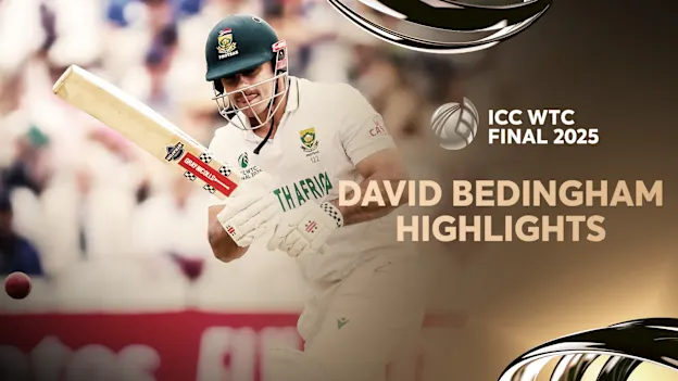 Logo of Class and grit as David Bedingham adds vital runs | Player Highlights | WTC25 Final