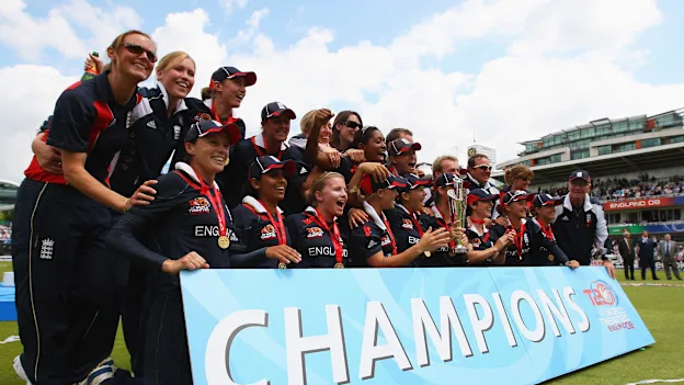 England Team, ICC Women's World Twenty20 Final between England and New Zealand at Lord's on June 21, 2009 in London, England.