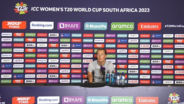England-player-Sophia-Ecclestone-post-match-18FEB2023