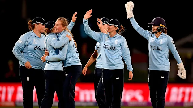 England celebrate