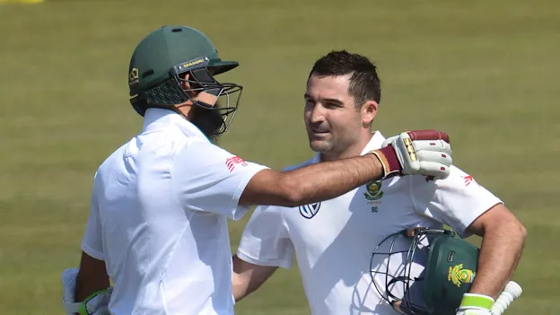 Dean Elgar and Hashim Amla
