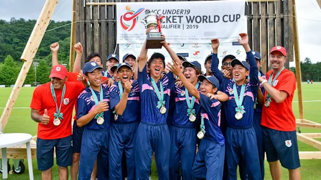 Japan winners of the ICC U19 CWC EAP Qualifier