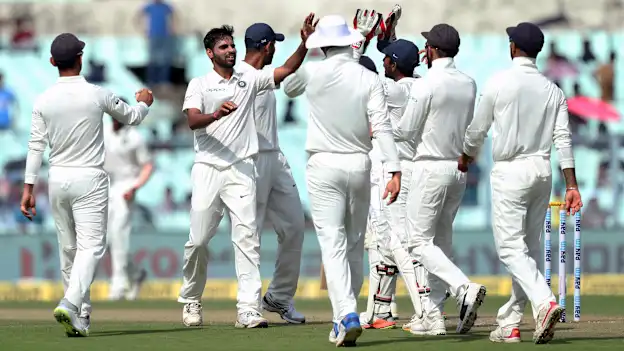 Bhuvneshwar Kumar took care of both the openers in Dimuth Karunaratne (8) and Sadeera Samarawickrama (23).