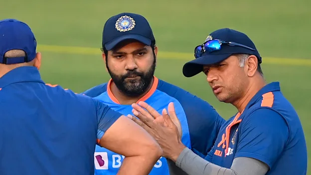 Rohit Sharma and Rahul Dravid