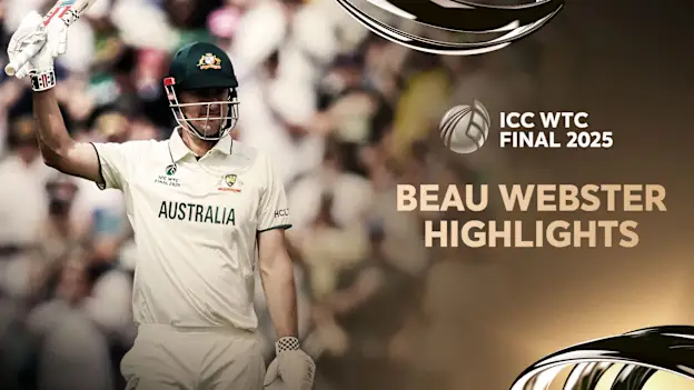 Logo of Beau Webster helps Australia's cause with half-century | Player Highlights | WTC25 Final