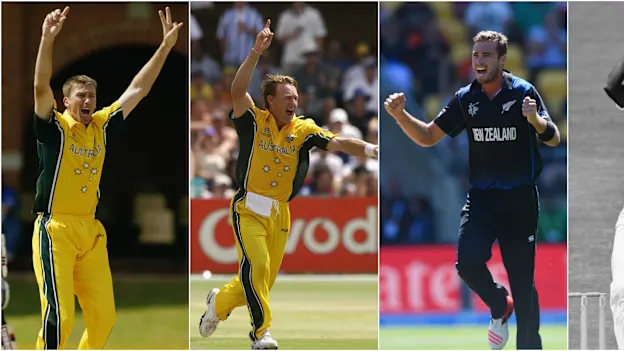 Seven-wicket haul in an ICC Cricket World Cup