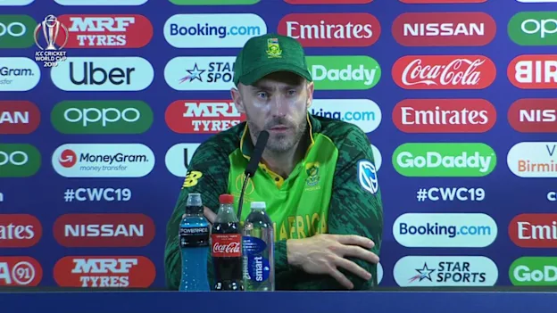 CWC_2019_MATCH25_NZvSA_SA_DU_PLESSIS_MEDIA_CONFERENCE_ICC
