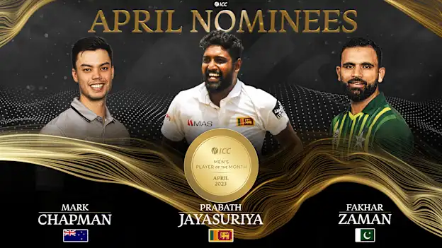 ICC Men's Player of the Month for April 2023