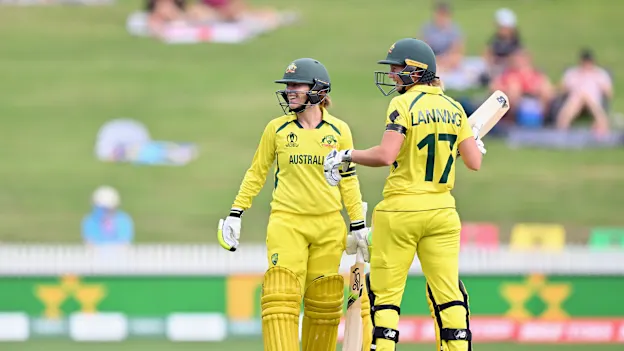 Meg Lanning and Rachael Haynes