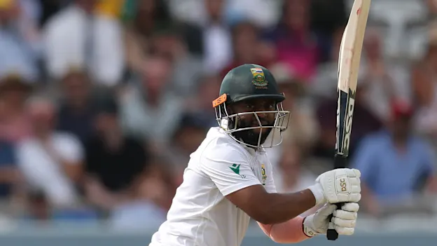 Logo of Temba Bavuma plays a picture-perfect straight drive | Sobha POTD, Day 3 | WTC25 Final